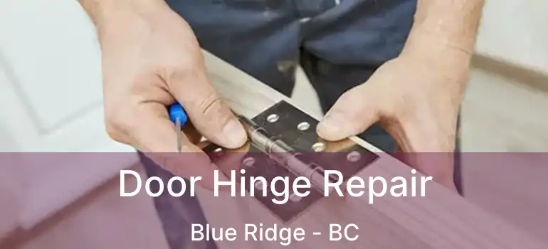 Door Hinge Repair Blue Ridge - BC