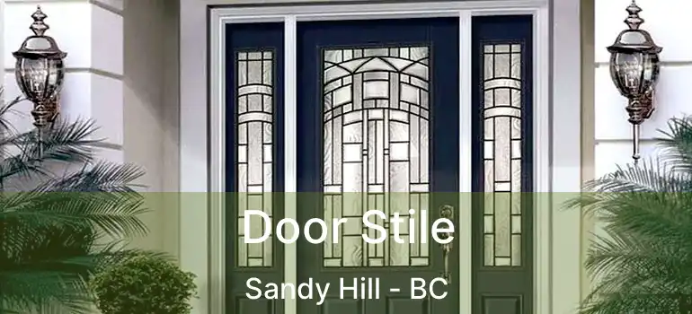 Door Stile Sandy Hill - BC