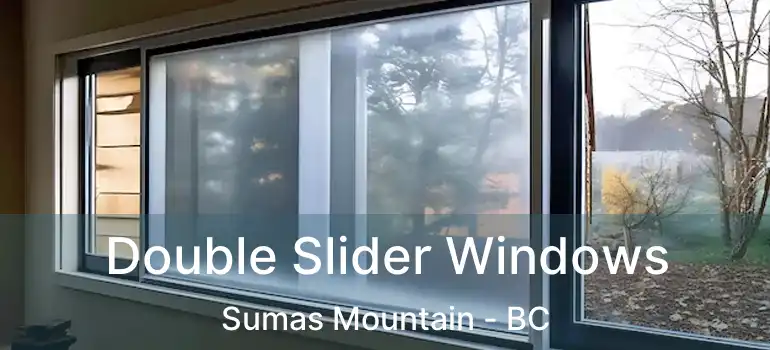 Double Slider Windows Sumas Mountain - BC