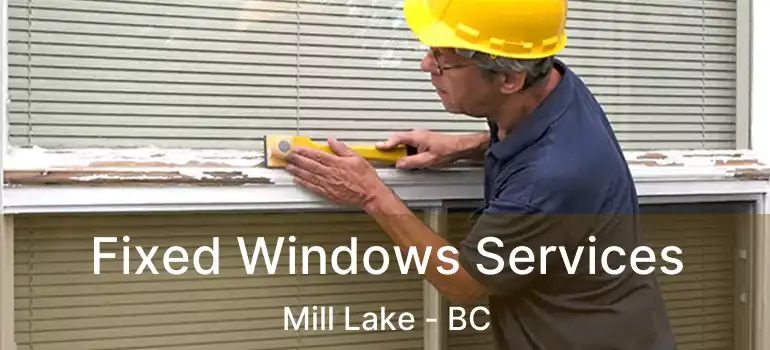 Fixed Windows Services Mill Lake - BC