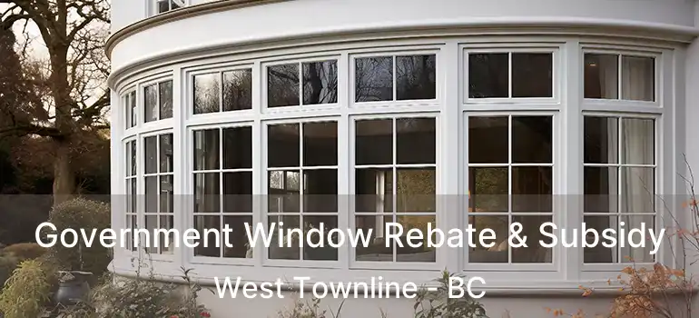 Government Window Rebate & Subsidy West Townline - BC