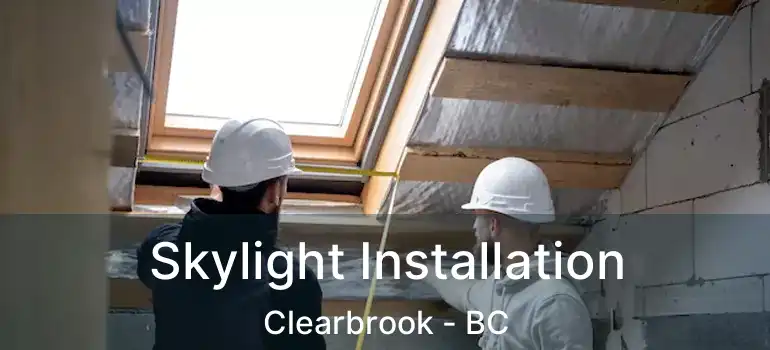 Skylight Installation Clearbrook - BC