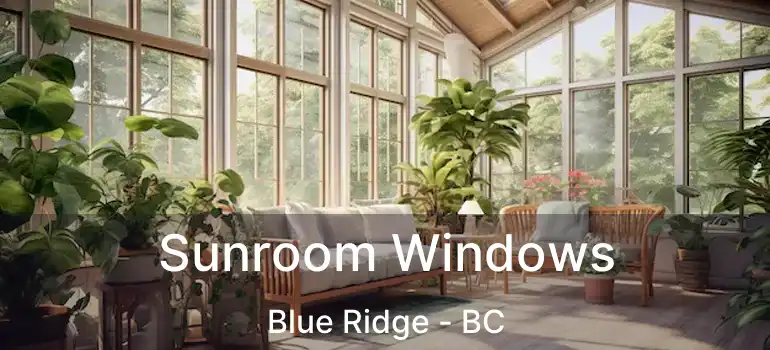 Sunroom Windows Blue Ridge - BC