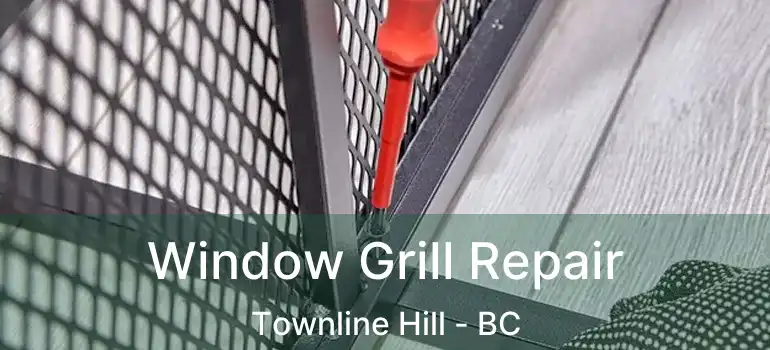 Window Grill Repair Townline Hill - BC