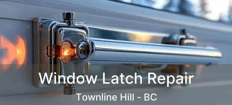 Window Latch Repair Townline Hill - BC