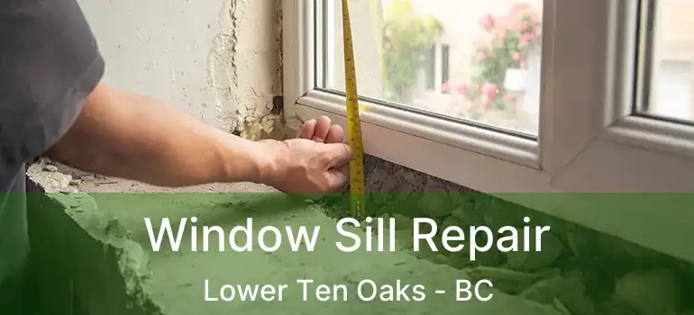 Window Sill Repair Lower Ten Oaks - BC